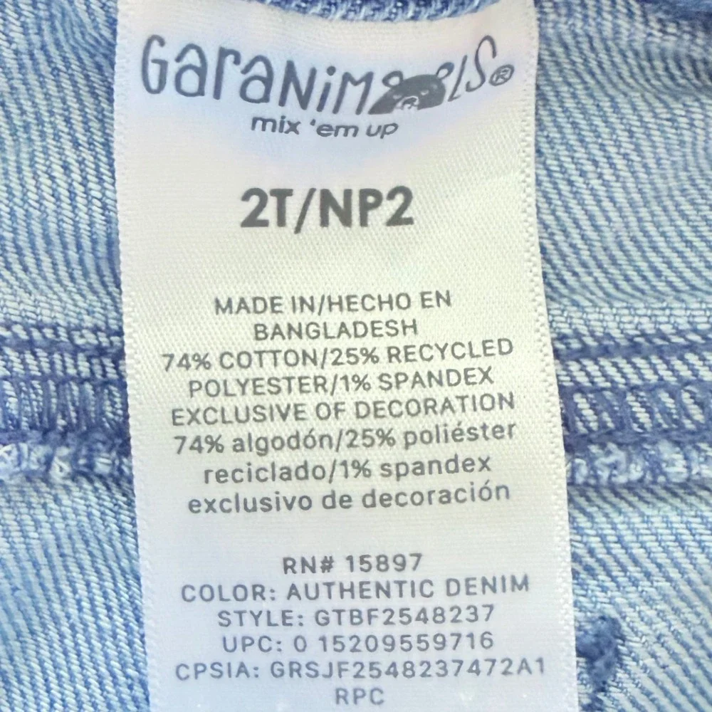 Toddler Pants Lot‎ 2T Denim Jeans Khaki Elastic Waist Garanimals OshKosh
